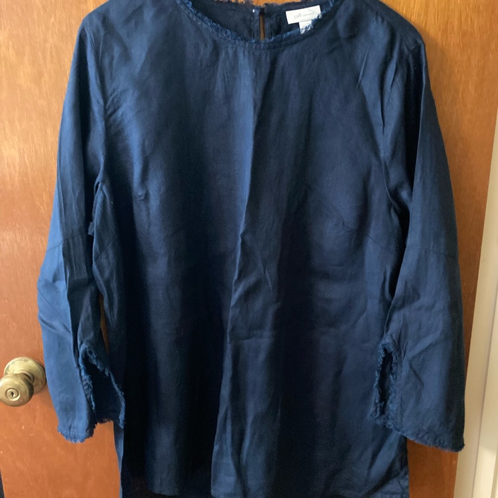 J. Jill Navy Blue Blouse